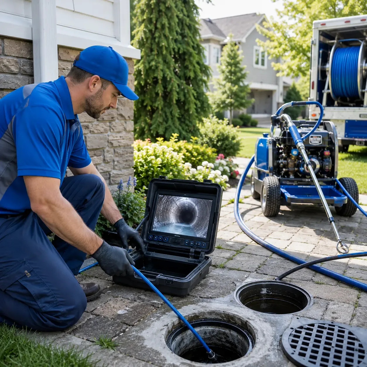 Outdoor drain cleaning professionals serving Schertz, TX